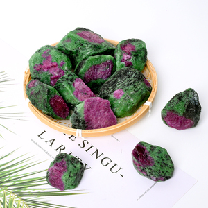 Whosale Price High Quality Healing Natural Gemstone Afghan Ruby in Zoisite <b>Crystal</b> <b>Raw</b> Stone - Product Image 1