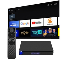 Boîtier TV intelligent Canzone Android 14.0 Amlogic S905X5M Quad Core 4K HDR10+ WiFi 6 numérique RJ45 4 Go de RAM 32 Go de ROM