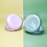 Nouvelle boîte à coussin d'air translucide distributeur de fond de teint crème BB boîte vide réglage de maquillage matériau d'emballage en plastique