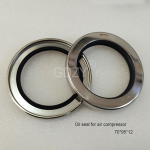 Joint de pompe à vide de compresseur d'<span class=keywords><strong>air</strong></span> en gros d'usine joint d'huile de type lèvre de cadre d'acier inoxydable de PTFE 70*<span class=keywords><strong>95</strong></span>*12 - Product Image 1