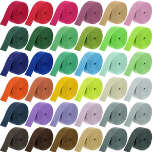 Nastro in Cotone Ecologico Resistente, 50 Iarde, 32 Colori per Borse, Cinghie, Cinture e Lavori Artigianali - Product Image 1