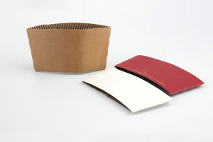 Xinrunjin sinh thái thân thiện sóng Cốc Giấy tay áo tùy chỉnh in 80 90mm cà phê cốc trà sữa Giữ Nhiệt Cách nhiệt chống bỏng - Product Image 2