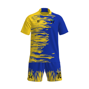 Maillot de <span class=keywords><strong>football</strong></span> sublimé avec impression graphique, short à taille élastique, respirant, uniforme d'équipe pour la compétition - Product Image 2