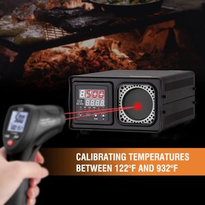 Calibrateur de température IR portable en acier inoxydable BX-500, 50°C à 500°C (122 932), taille de cible 2,25" (57 mm), avec taxe incluse - Product Image 5