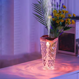 Chất lượng cao 800ml <span class=keywords><strong>Mini</strong></span> USB độ ẩm không khí cầm tay tinh thể đầy màu sắc ánh sáng ban đêm LED khuếch tán độ ẩm cho trẻ em - Product Image 2