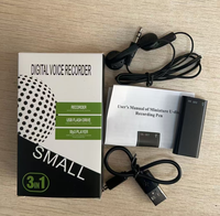 Perekam Suara Digital Mini Profesional 8GB Waktu Baterai Panjang SK 892 Merekam Audio dalam Format WAV Definisi Tinggi Memori Flash