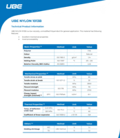 Granulés de matière première plastique UBE Nylon PA6 1013B 1022B 1030B, granulés de polyamide 6 UBE