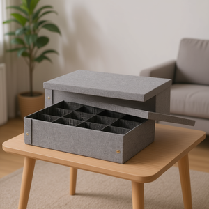 Scatola salvaspazio (44x31x11cm) Grey Art.6 - Product Image 3