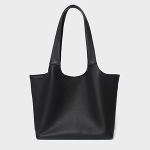 Sac fourre-tout grande capacité pour femme, forme carrée verticale, fermeture à boucle magnétique, gris éléphant, noir, sac à main classique décontracté pour tous les jours - Product Image 3