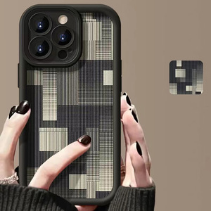 <span class=keywords><strong>Zebra</strong></span> sọc rô <span class=keywords><strong>Silicone</strong></span> đầy đủ Gói chống mùa thu trường hợp điện thoại cho iPhone 16 15 14 13 12 11 cộng với/PRO/PRO Max/x/XR/XS Max - Product Image 5