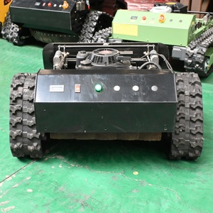 Miễn phí vận chuyển 7HP 8HP 9HP điều khiển từ xa cỏ cắt mini <span class=keywords><strong>RC</strong></span> Robot Máy cắt cỏ với tuyết cày - Product Image 2