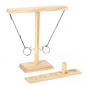Family Gathering Wooden <strong>Hook</strong> <strong>and</strong> <strong>Ring</strong> <strong>Game</strong> Throwing <strong>Ring</strong> <strong>Toss</strong> Battle Interactive Toy - Product Image 2