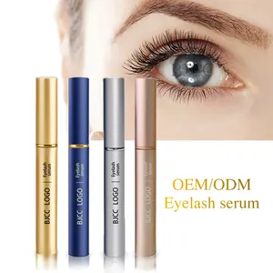 Best Selling Two Side Clear Lash Serums Private Label Organic Cold Pressed Castor Oil for Hair Eyebrow and Eyelash Growth Serum