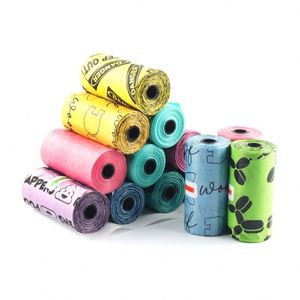 Bolsas Biodegradables para Excremento de Mascotas con Impresión a Color Personalizada, Bolsas para Excremento de Perros a Base de Plantas, Bolsas Ecológicas para Excremento de Perros, Venta Caliente 2024 - Product Image 1