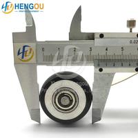 Roue en caoutchouc de haute qualité pour machine d'impression offset, roues de livraison pour chargeur de feuilles, pièces durables, longueur 10,5 cm