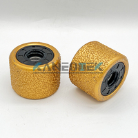 KANEOTEK-martillo de arbusto de diamante soldado al vacío, para arenado de mármol