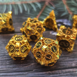 Juego de <span class=keywords><strong>Dados</strong></span> Metálicos Feeron DND Personalizables de Alta Calidad, <span class=keywords><strong>Dados</strong></span> Poliédricos de Aleación de Zinc para Juegos de <span class=keywords><strong>Rol</strong></span> <span class=keywords><strong>con</strong></span> Temas de Animales/Alfabeto, Duraderos - Product Image 4