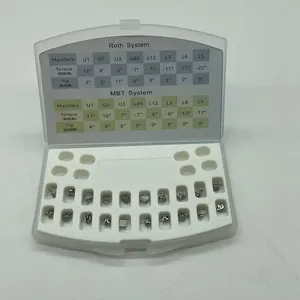 Brackets Ortodontici in Ceramica con Allineamento Manuale, Sistema Roth/Mbt Autoligante, Certificato CE, Attrezzatura Dentale - Product Image 6