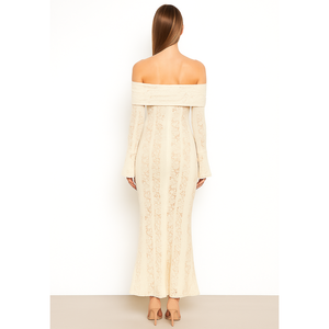 Tùy chỉnh bán buôn thoáng khí tắt vai dài tay Áo sexy phụ nữ thanh lịch phụ nữ <span class=keywords><strong>Maxi</strong></span> <span class=keywords><strong>Dress</strong></span> - Product Image 3