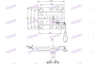 Kruk & Zitplaatmechanisme/Bfim/Aangepast/Kantoorstoel Mechanisme/Kruk & Zee - Product Image 2