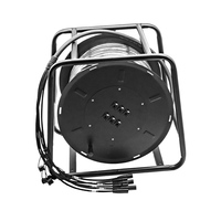 Yinyu SND103 Cat6 Korumalı Ethernet Yılan Kablo Tamburu, Sahne Aydınlatması ve LED Duvar için Alüminyum Makaralı