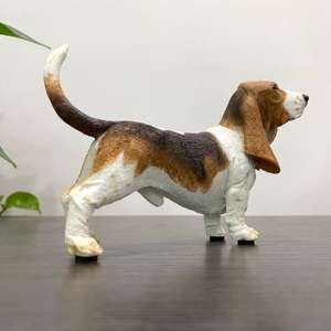 Figuras de resina de pintura a mano con detalle personalizado, minimodelo de perro a escala, figuras de perro de resina realistas vívidas - Product Image 3