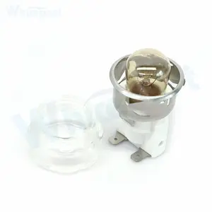 low price X555-42H-115W oven lamp holder 220-240V copper nickel plated oven lamp holder for electric oven parts