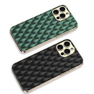 เคสโทรศัพท์หรูหราลายทอเคลือบ PU แบบบางพิเศษ เป็นมิตรกับสิ่งแวดล้อม สำหรับ iPhone 15/16/17 Pro Max ลดราคาสุดคุ้ม - Product Image 4