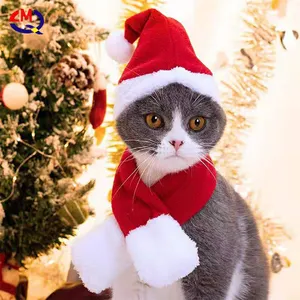 Trang Phục Giáng Sinh Cho Thú Cưng Màu Đỏ, Áo Khoác Lông Cừu Ấm Áp Cho Mùa Đông, Trang Phục Ông Già Noel, Áo Khoác Dày