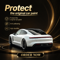 Film de protection de peinture auto-cicatrisant en PET blanc cristal pour carrosserie complète, rouleau de film de changement de couleur pour voiture, vente en gros