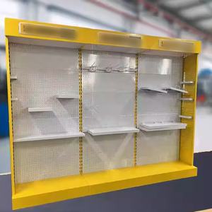 Gabinete de exhibición de cortacésped Sierra eléctrica de jardín Tablero perforado Pantalla Máquina cortadora de césped Soporte de exhibición - Product Image 6