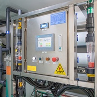 Usine de traitement d'eau par osmose inverse pour l'eau potable provenant de puits souterrains