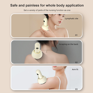 Smart elettrico Guasha coppettazione massaggiatore con luce rossa terapia coppettazione del corpo macchina massaggio salute prodotto Smart Cupper - Product Image 4