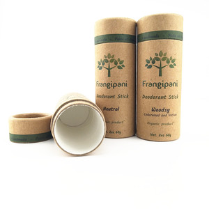 Benutzer definierte biologisch abbaubare Deodorant Stick Papier Pappe Behälter Push-up Papier Tube Paket - Product Image 6