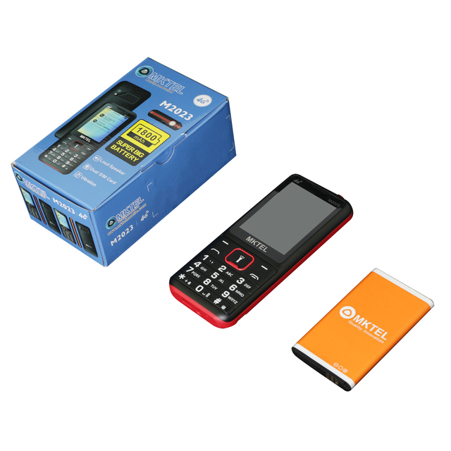 Ready Stock 2.4 Inch Dual SIM Bar Feature Phone MP3/MP4/FM Radio/BT/GPRS 1800mAh Battery 2G 3G 4G 48MB+128MB Mobilephone