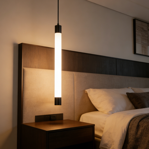 Lustre long réglable en hauteur pour chevet, éclairage <span class=keywords><strong>LED</strong></span> moderne et simple pour chambre et <span class=keywords><strong>salon</strong></span>, sensation haut de gamme - Product Image 4