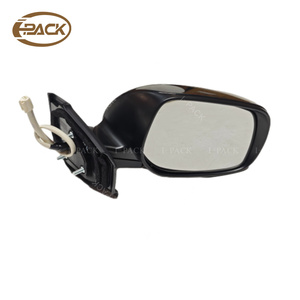 Rétroviseur extérieur noir I-PACK pour <span class=keywords><strong>Toyota</strong></span> <span class=keywords><strong>Yaris</strong></span> Vitz 2010 2011 2012 2013 LHD 5 fils, rétroviseur électrique avec lampe, norme OE - Product Image 2