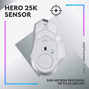 Ratón Inalámbrico para Juegos <span class=keywords><strong>Logitech</strong></span> <span class=keywords><strong>G502</strong></span> X Plus, 25600 DPI, Tecnología LIGHTSPEED, 120 Horas de Duración de la Batería, 8 Zonas RGB para Jugadores Profesionales - Product Image 3