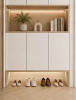 Meuble à chaussures moderne sur mesure, armoire de rangement pour chaussures d'entrée pour couloir
