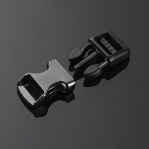 Metal Side Release Buckle DZB063-15 Black And Silver For Bags Fasteners Durable Adjustable <b>Webbing</b> Hardware Accessories - Product Image 1