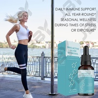 JBY OEM Étiquette Privée Personnalisée Argent Colloïdal Liquide Bio-Actif Hydrosol d'Argent Gouttes Liquides d'Argent