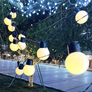 <span class=keywords><strong>Guirnalda</strong></span> de <span class=keywords><strong>Luces</strong></span> Solares LED YN Starlight para Exteriores, 5m, IP65 Impermeable, para Camping, Balcón, Decoración Navideña, Solar/CA/Batería - Product Image 5
