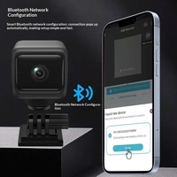 Caméra de sécurité 1080P WiFi sans fil avec vision nocturne, détection de mouvement, enregistreur portable, visualisation en temps réel, caméra IP
