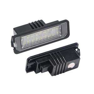 Ailead Standard 2PCS No Error Accessoires de voiture Lampe de plaque d'immatriculation LED pour VW Amarok EOS GOLF V GOLF IV LUPO New Beetle Passat - Product Image 5