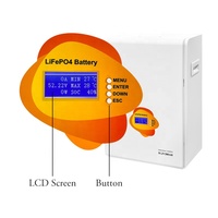 Baterai LiFePO4 10kWh 48V 100Ah 200Ah Sistem Penyimpanan Energi Rumah Baterai Lithium Tenaga Surya 6000 Siklus Deep Cycle ESS