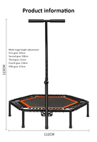 Fournisseurs de sports Gym intérieure et extérieure 48 pouces Mini trampoline de gymnastique pliable pour adultes personnalisable