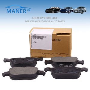 MANER 8Y0698451 Systèmes de freinage automobile, jeu de plaquettes de frein en céramique pour roues arrière pour VW Audi - Product Image 1