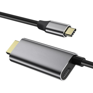 <span class=keywords><strong>Cable</strong></span> adaptador USB-C <span class=keywords><strong>a</strong></span> <span class=keywords><strong>HDMI</strong></span> 4K60Hz 100W PD, convertidor <span class=keywords><strong>de</strong></span> vídeo con carcasa <span class=keywords><strong>de</strong></span> aluminio para MacBook/<span class=keywords><strong>iPhone</strong></span>/Android, no para Switch - Product Image 1