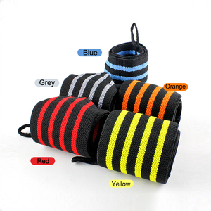 Başparmak döngüler ile yüksek kaliteli elastik bileklik nefes bileklik spor ağırlık kaldırma spor koruma koruyucu ekipman - Product Image 3