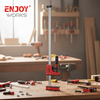 ENJOYWORKS Pince de serrage parallèle réglable 300-1500 mm pour le travail du bois et l'assemblage de tuyaux